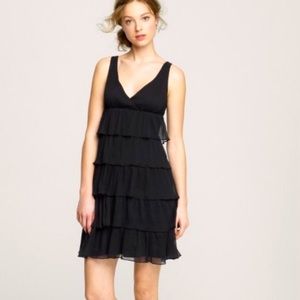 J.Crew Zadie Black Silk Dress size 16